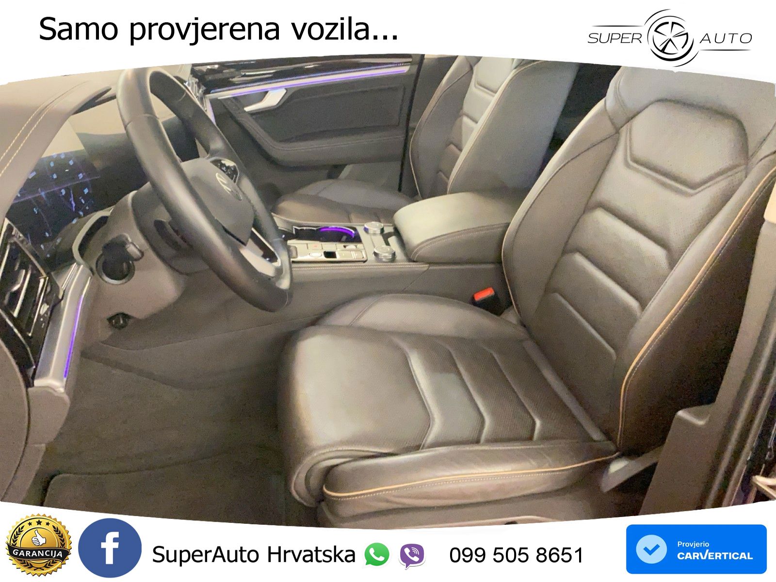 Volkswagen Touareg 3.0 V6 TDI (286 KS) 4MOTION Tiptronic ZRAČNI+ACC+GR SJED+KAM+PANO
