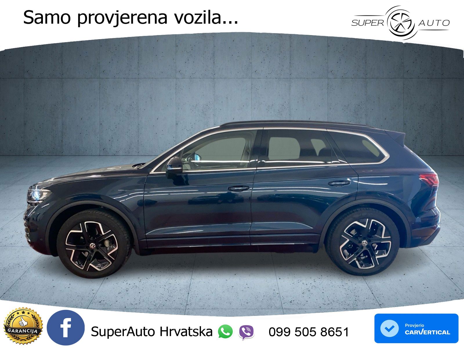 Volkswagen Touareg 3.0 V6 TDI (286 KS) 4MOTION Tiptronic ZRAČNI+ACC+GR SJED+KAM+PANO