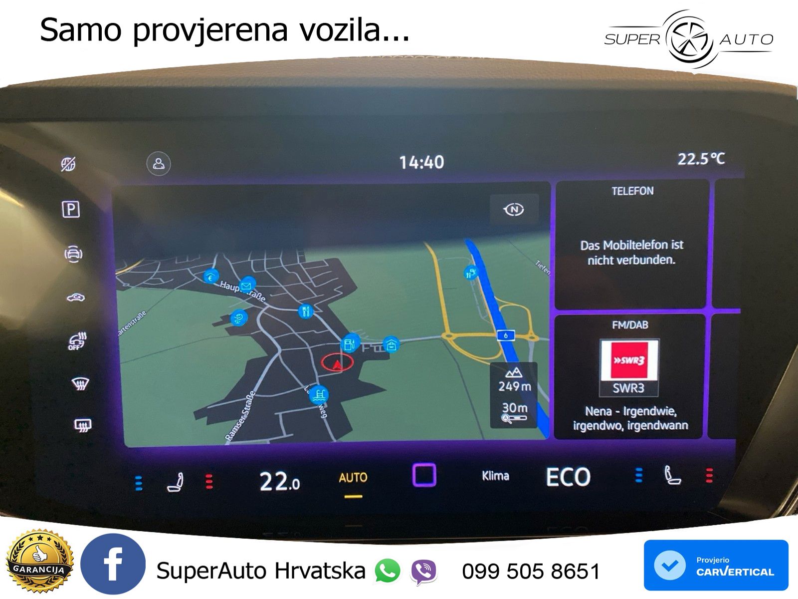 Volkswagen Touareg 3.0 V6 TDI (286 KS) 4MOTION Tiptronic ZRAČNI+ACC+GR SJED+KAM+PANO