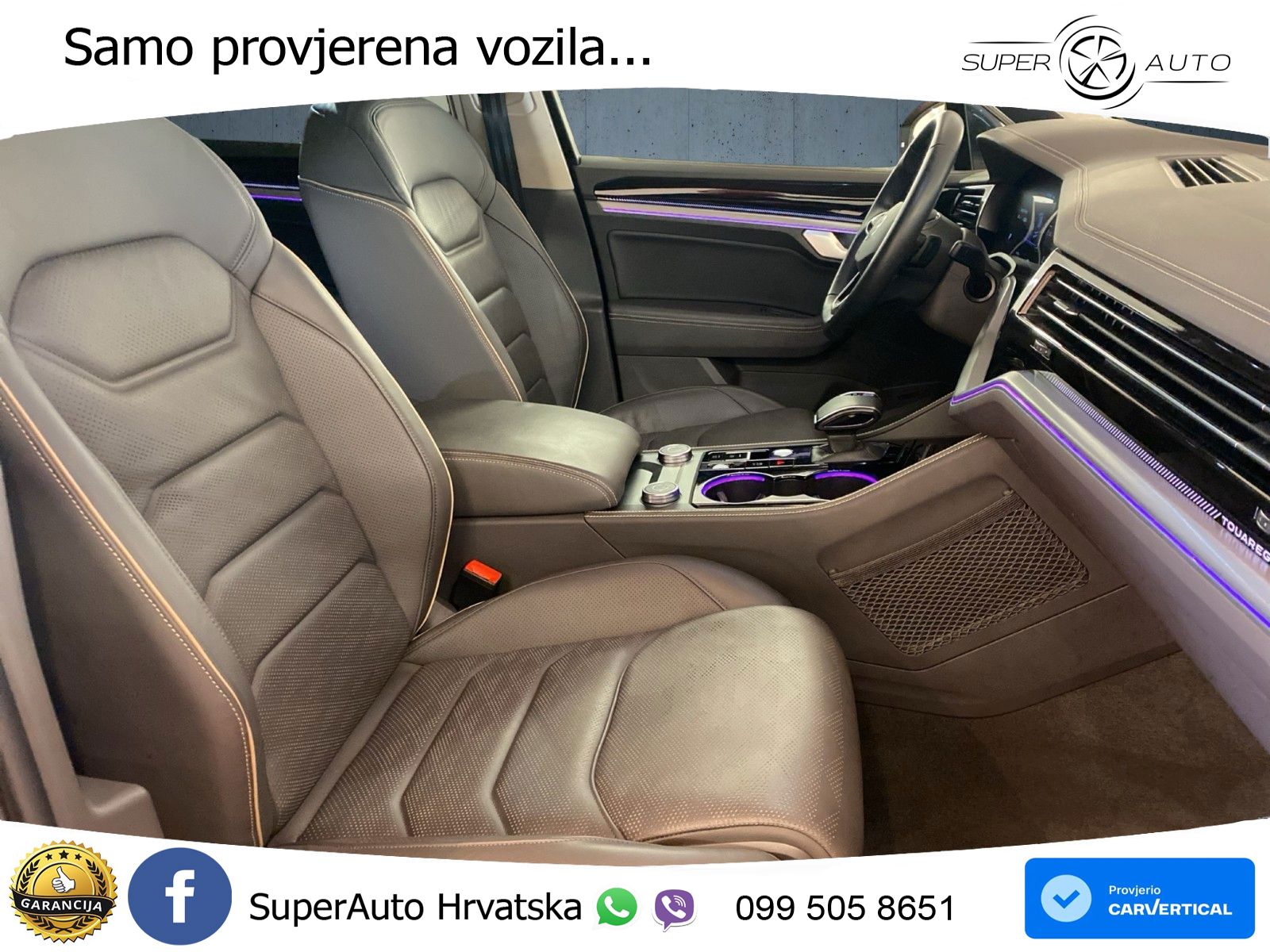 Volkswagen Touareg 3.0 V6 TDI (286 KS) 4MOTION Tiptronic ZRAČNI+ACC+GR SJED+KAM+PANO