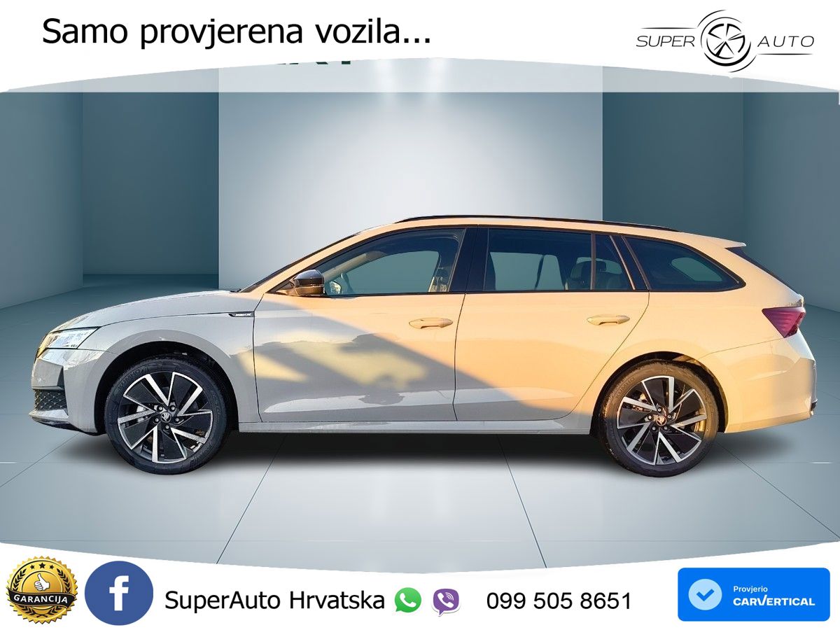 Škoda Octavia Combi 1.5 TSI (150 KS) DSG SportLine ACC+HEAD+GR SJED+360+PANO