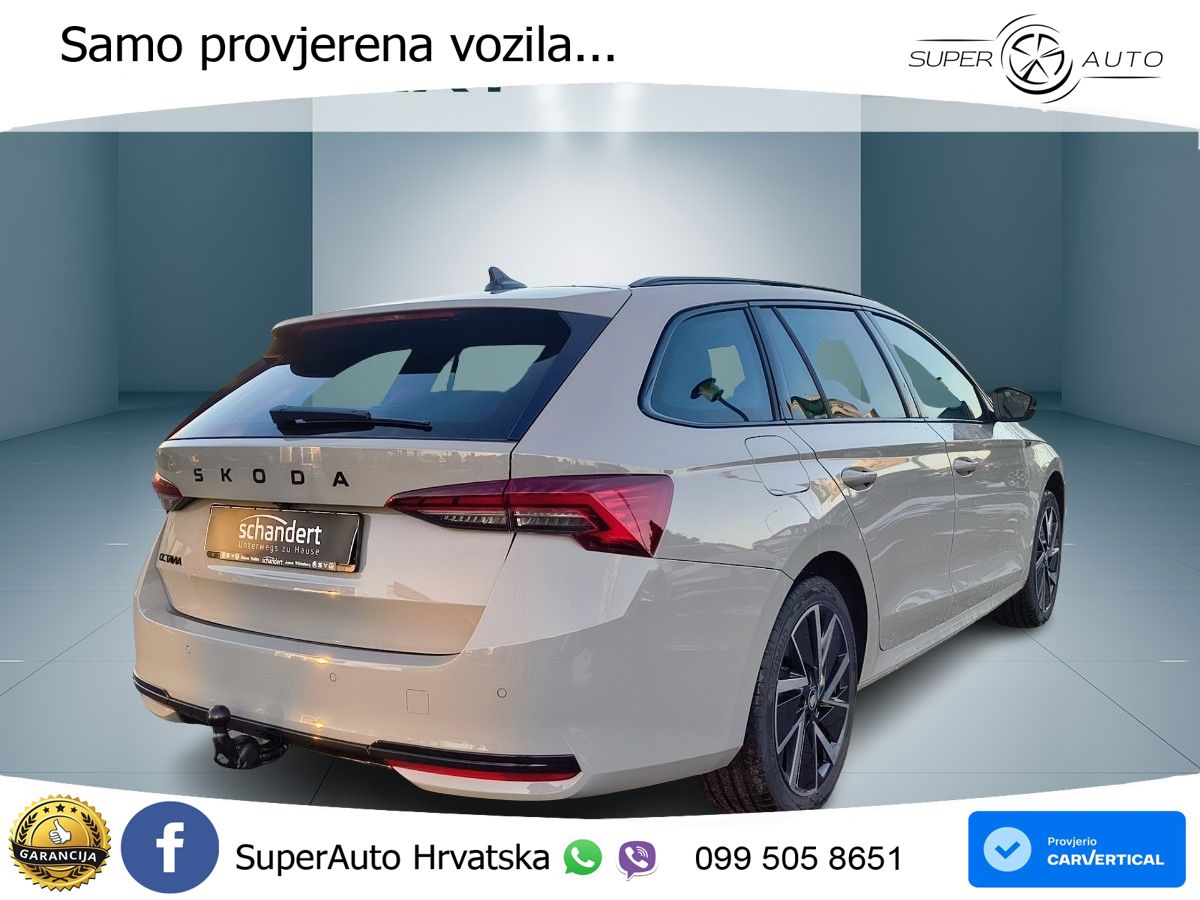 Škoda Octavia Combi 1.5 TSI (150 KS) DSG SportLine ACC+HEAD+GR SJED+360+PANO