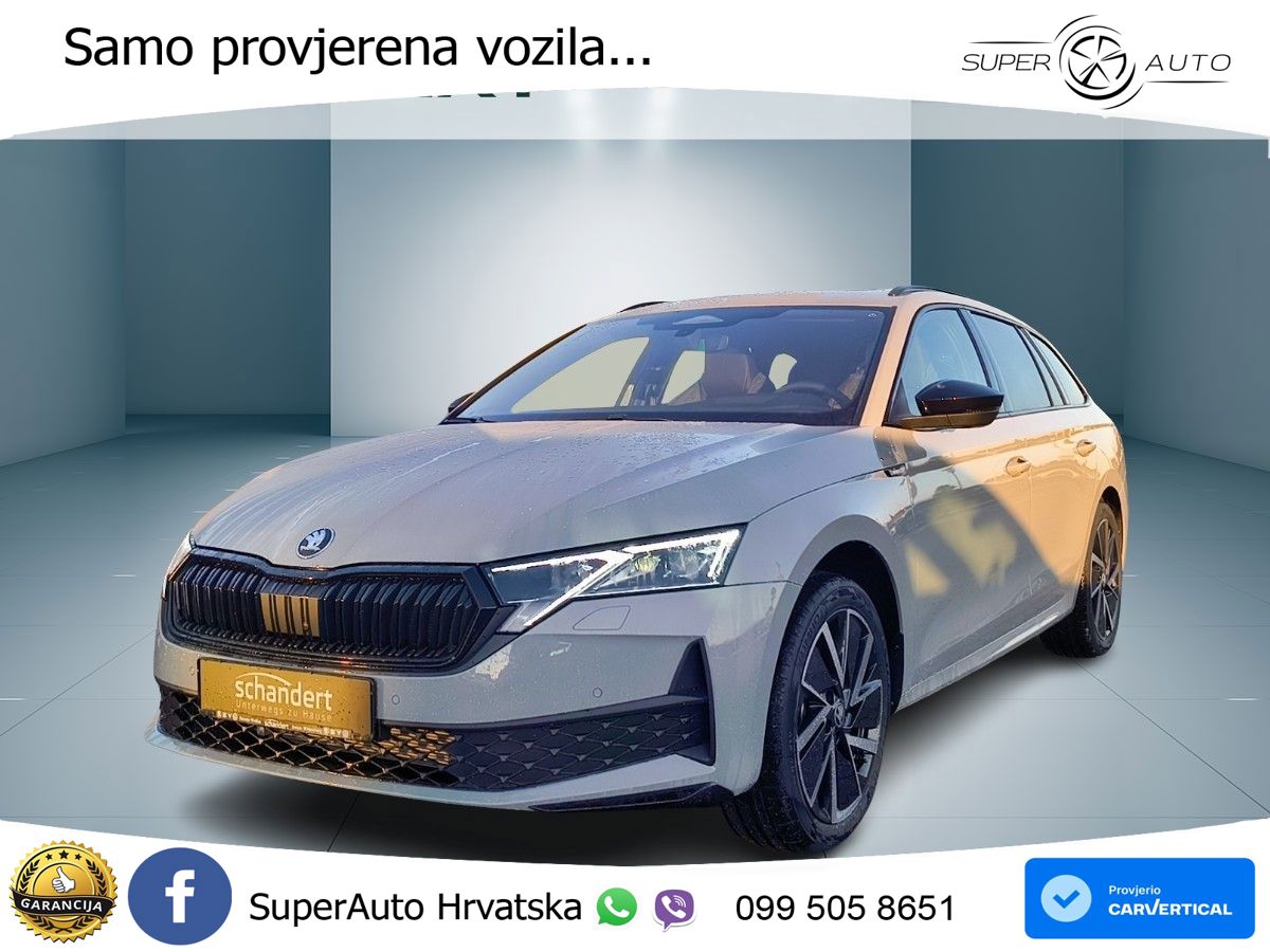 Škoda Octavia Combi 1.5 TSI (150 KS) DSG SportLine ACC+HEAD+GR SJED+360+PANO
