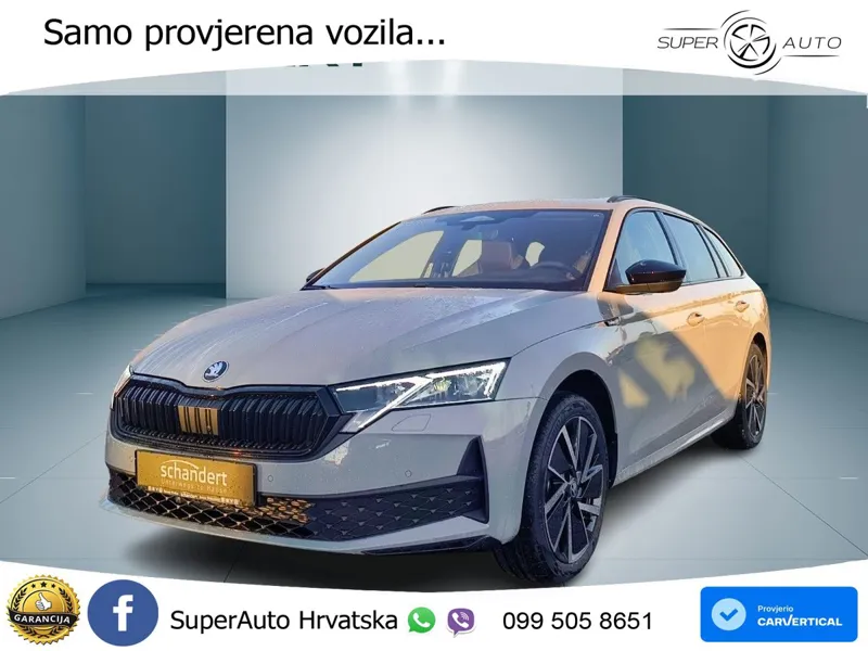 Škoda Octavia Combi 1.5 TSI (150 KS) DSG SportLine ACC+HEAD+GR SJED+360+PANO