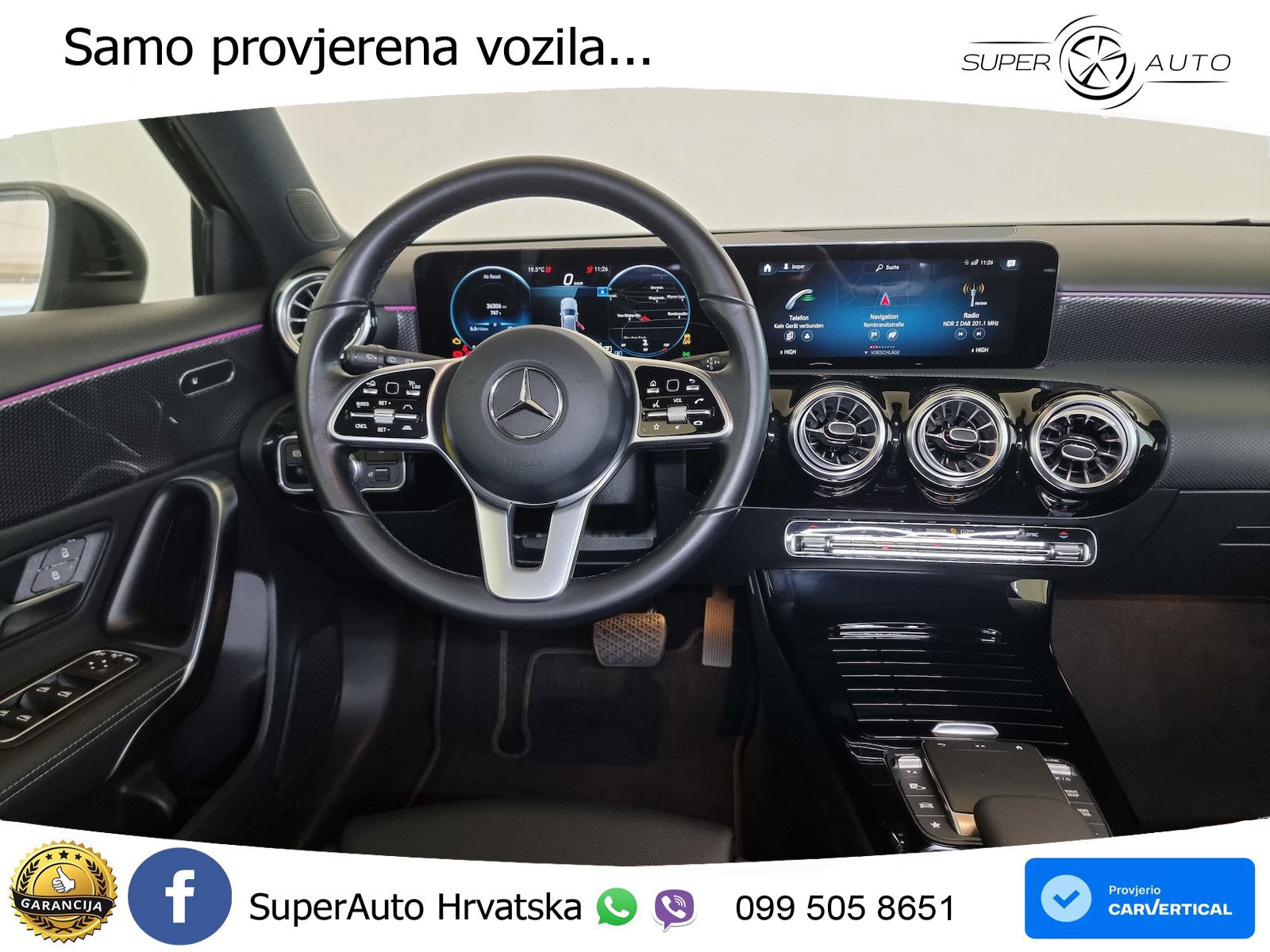 Mercedes-Benz A 220d 8G-DCT LED+GR SJED+ACC
