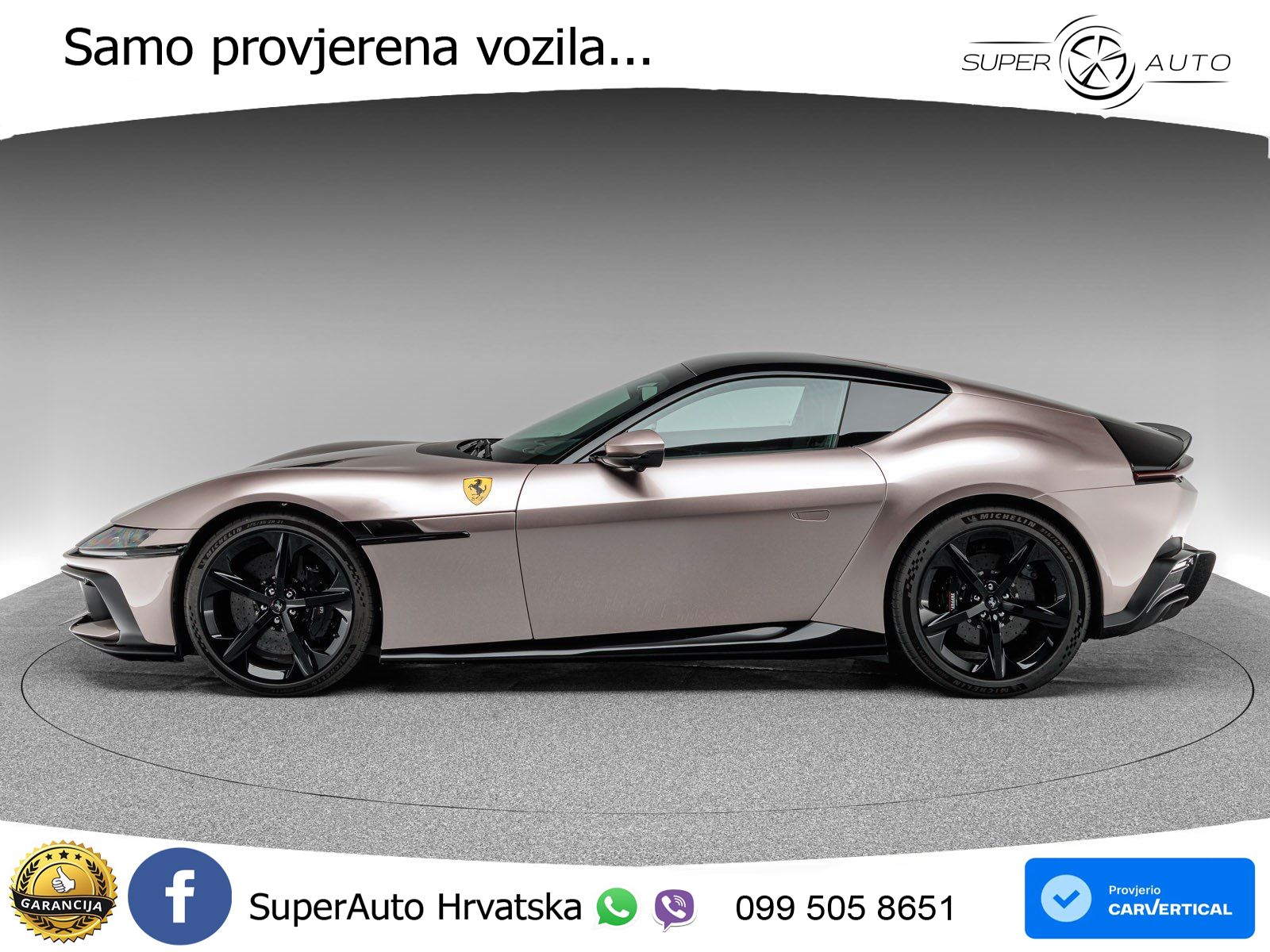 Ferrari 12Cilindri Spider 6.5 V12 (830 KS) F1 DCT LED+GR SJED+ACC