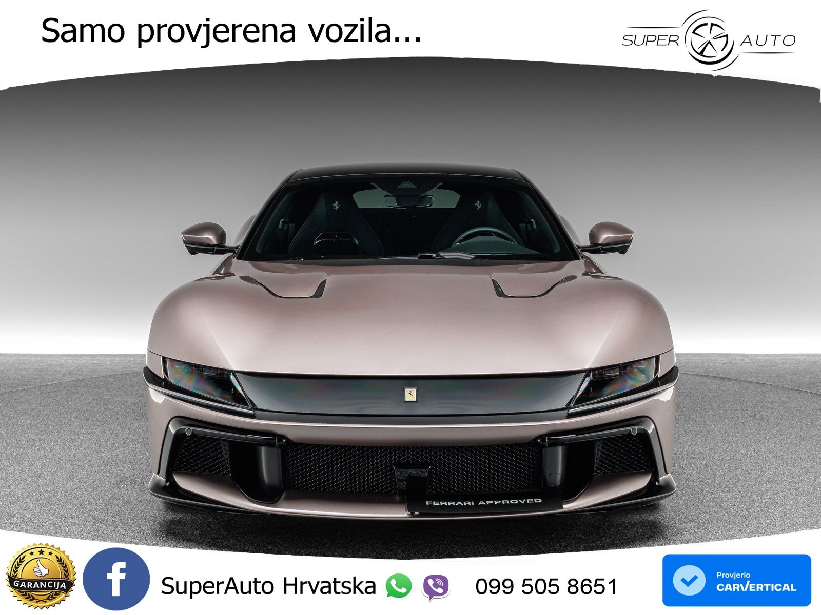 Ferrari 12Cilindri Spider 6.5 V12 (830 KS) F1 DCT LED+GR SJED+ACC