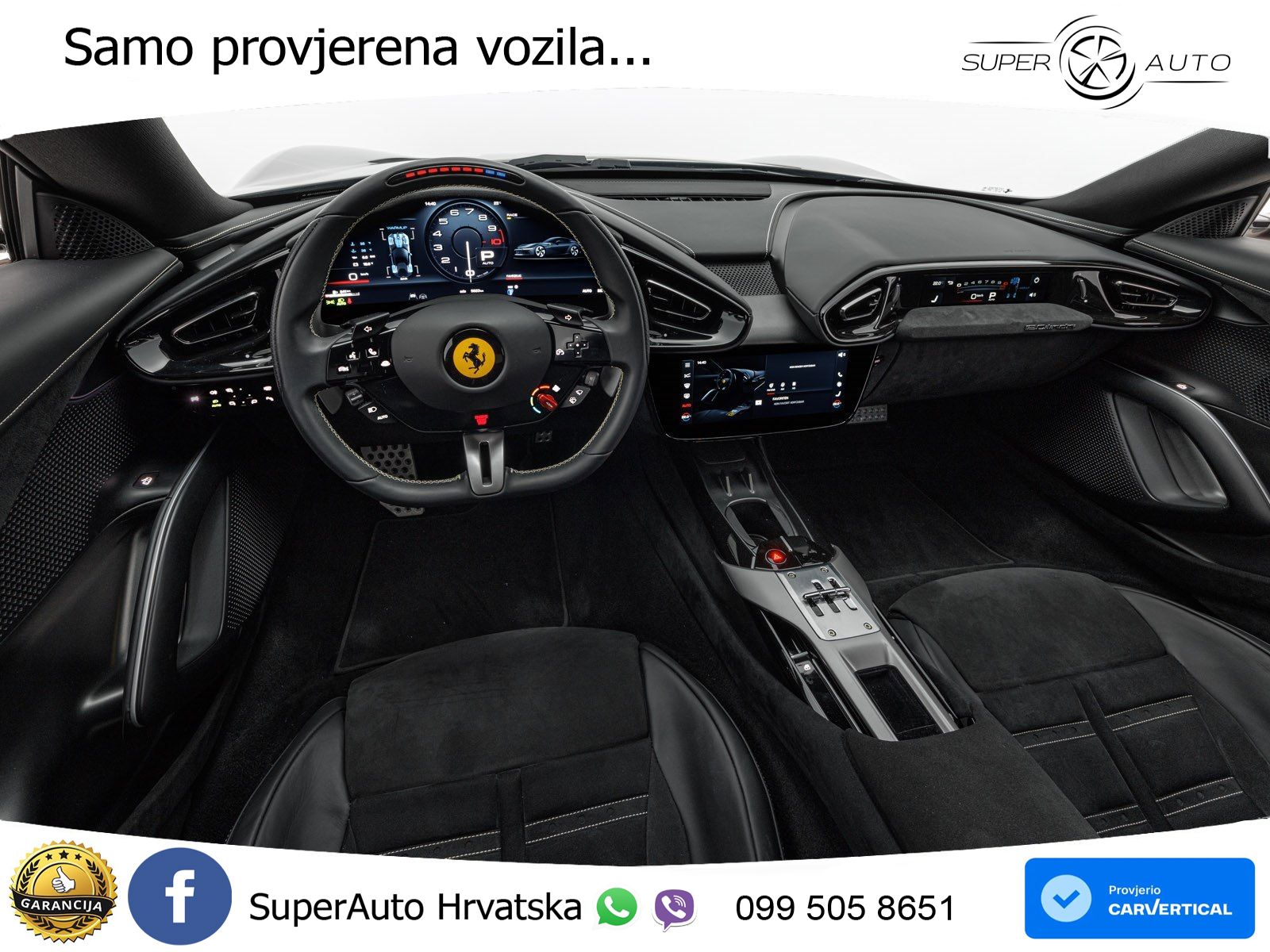 Ferrari 12Cilindri Spider 6.5 V12 (830 KS) F1 DCT LED+GR SJED+ACC