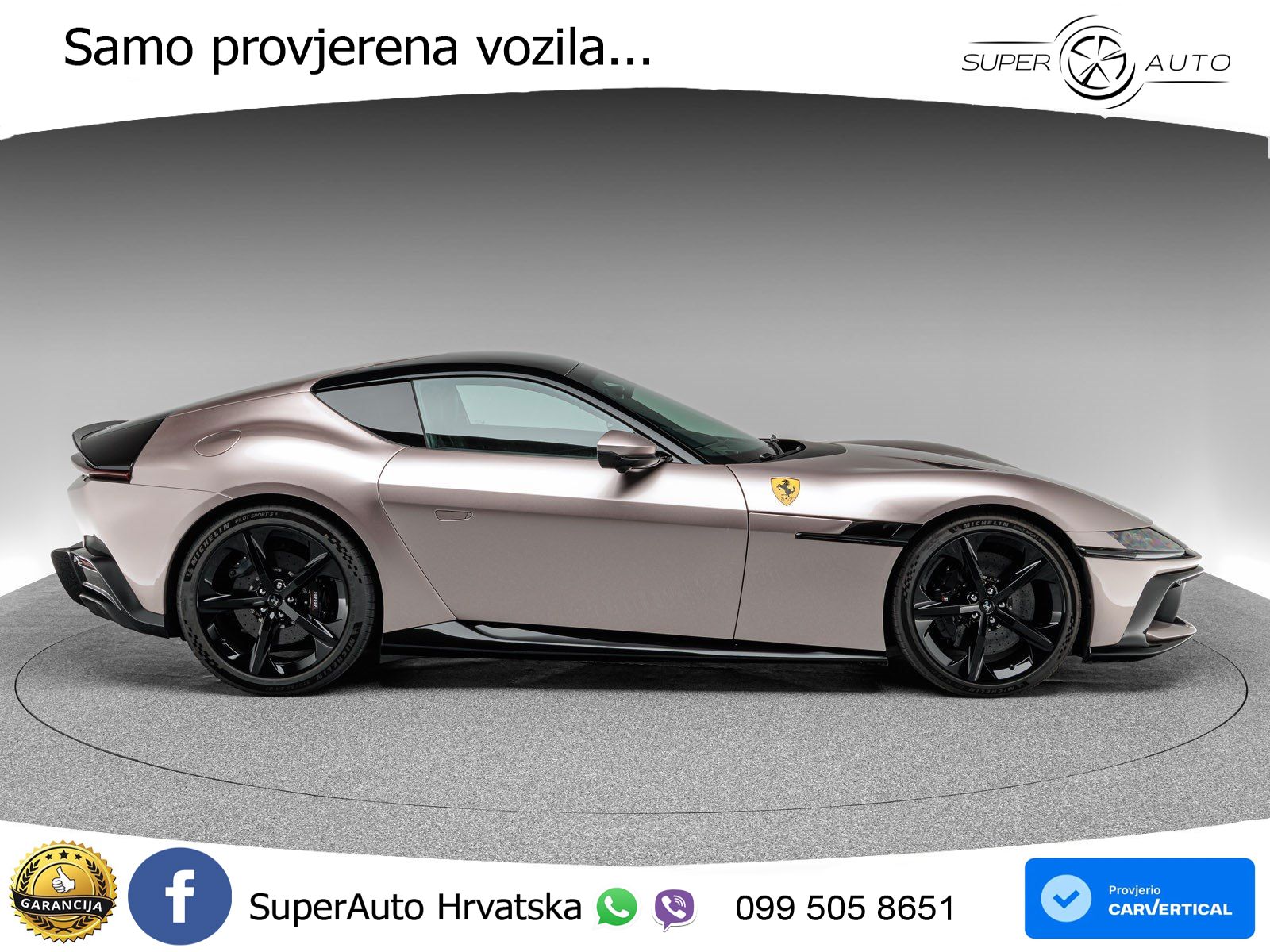 Ferrari 12Cilindri Spider 6.5 V12 (830 KS) F1 DCT LED+GR SJED+ACC
