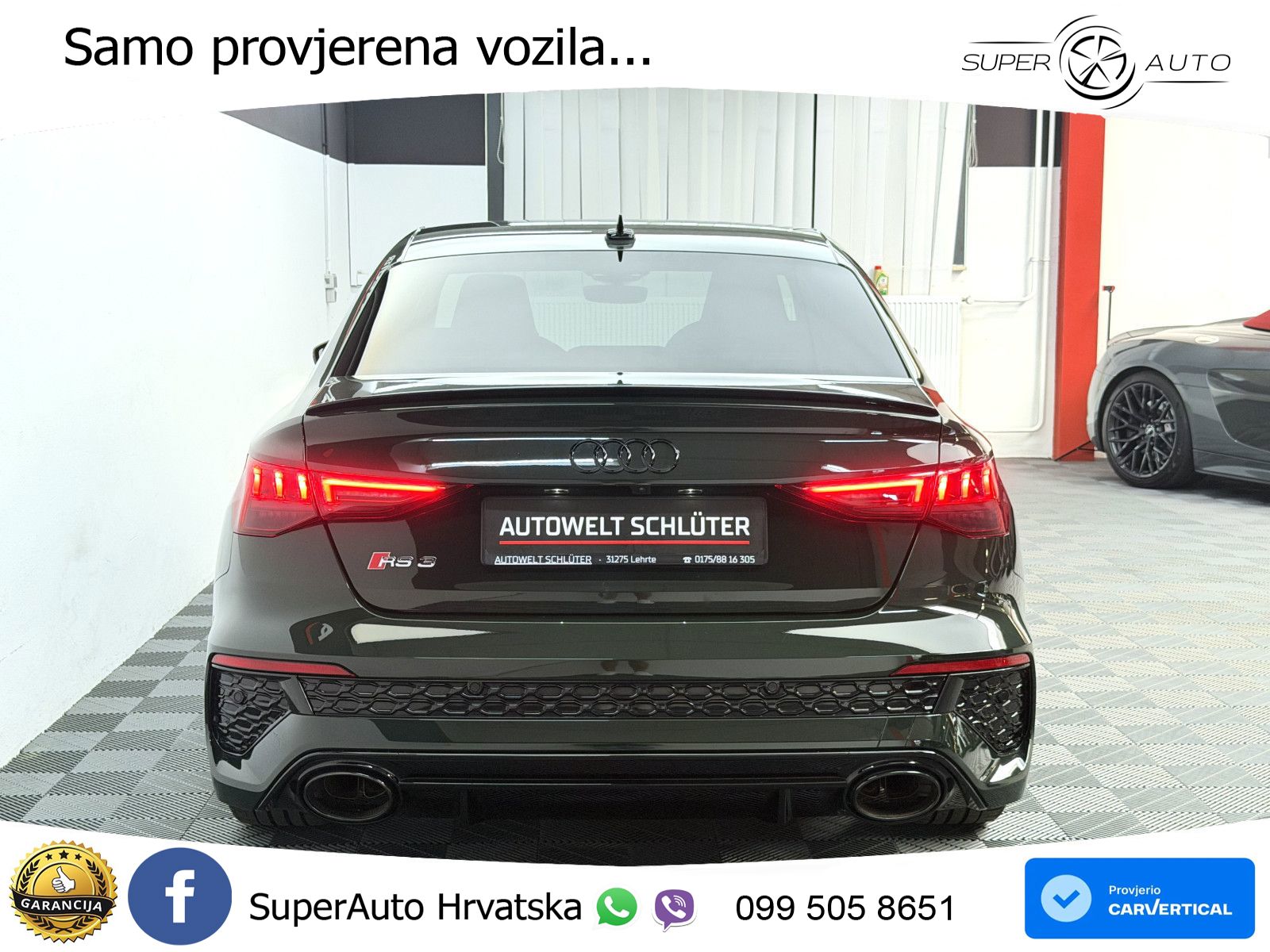Audi RS3 Sedan 2.5 TFSI (400 KS) quattro S tronic LED+GR SJED+ACC