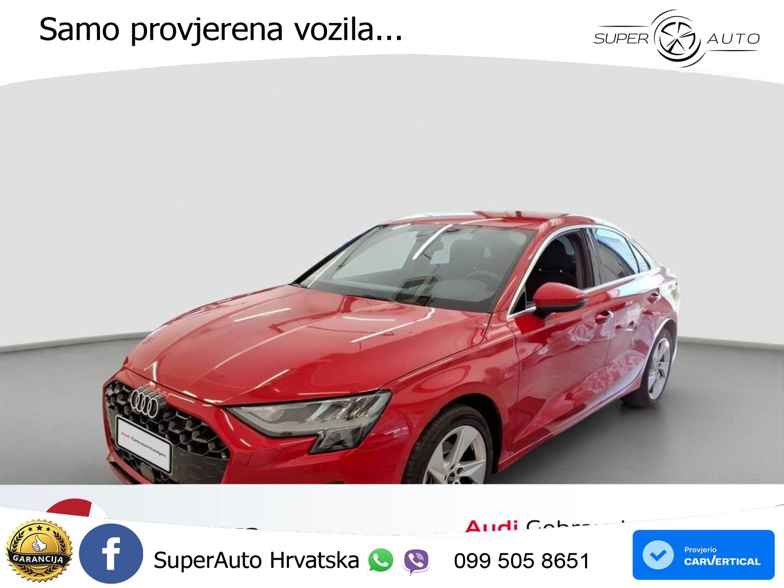 Audi A3 Limuzina 35 TFSI (150 KS) S tronic advanced