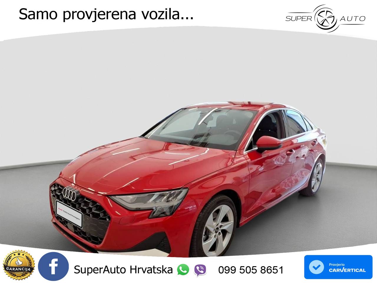 Audi A3 Limuzina 35 TFSI (150 KS) S tronic advanced