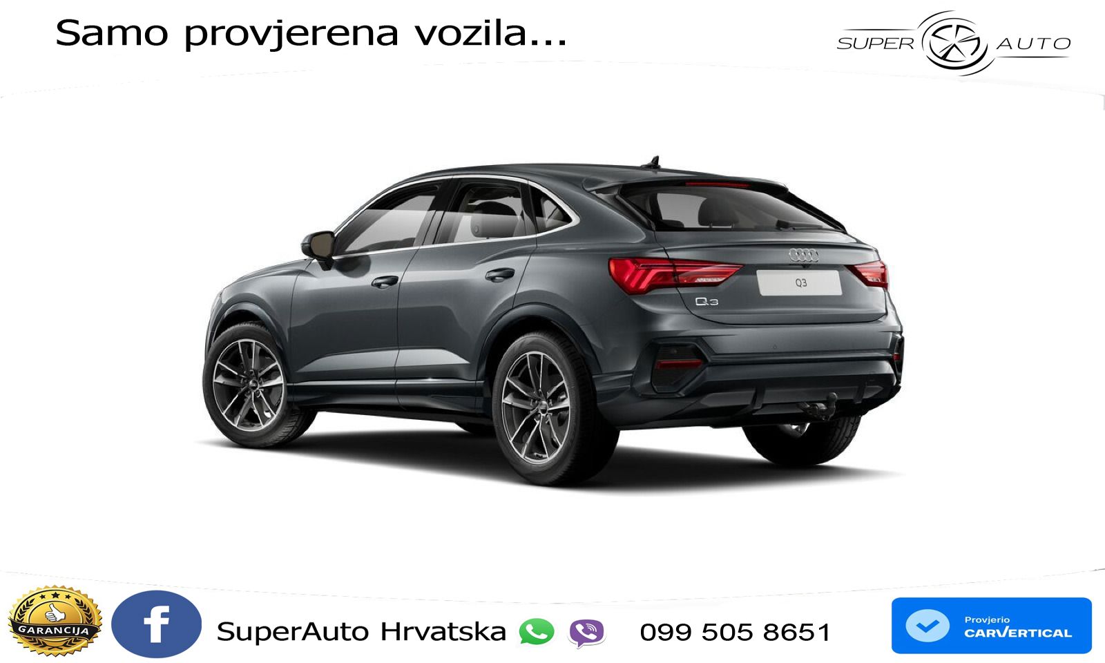 Audi Q3 III Sportback 1.5 TFSI (150 KS) S tronic LED+GR SJED+ACC