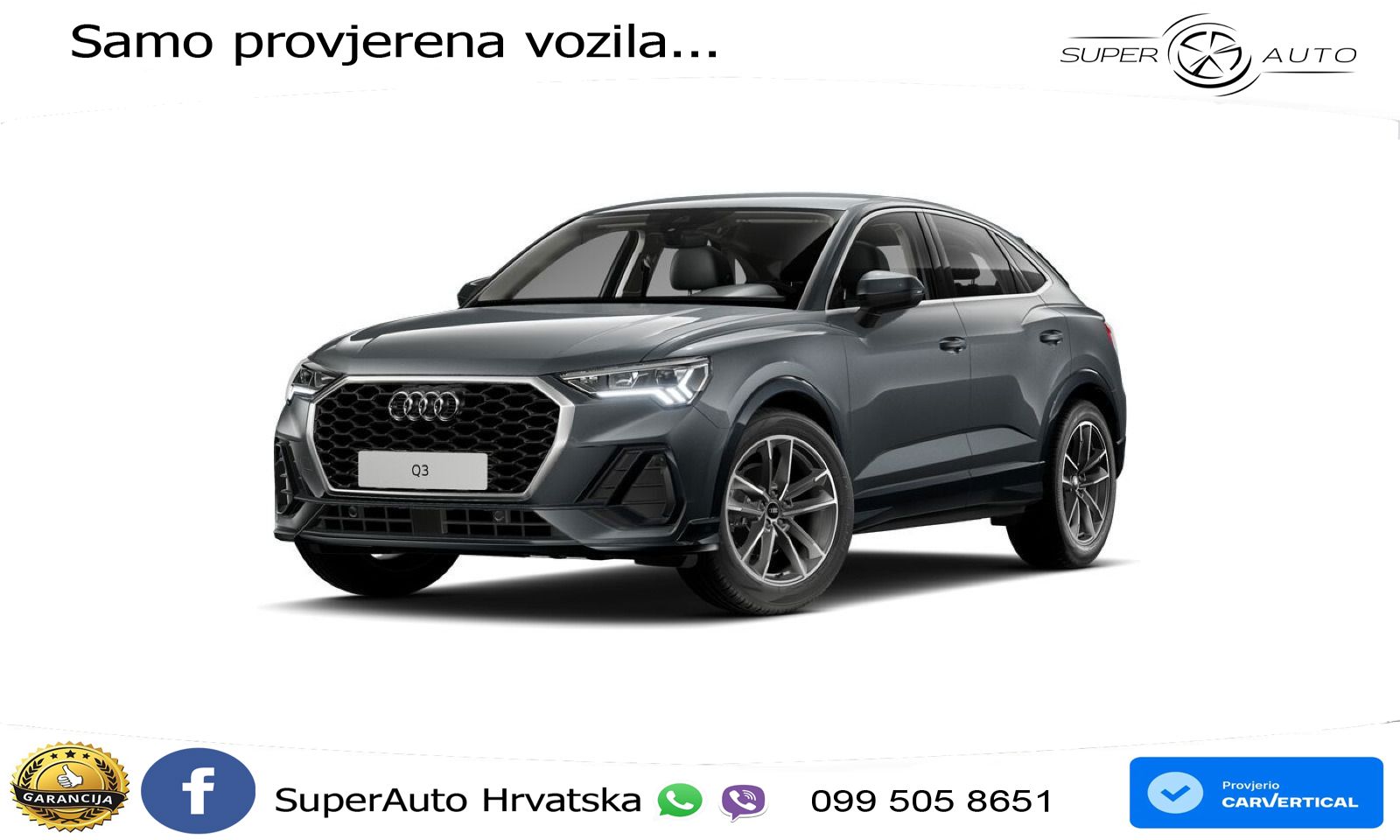Audi Q3 III Sportback 1.5 TFSI (150 KS) S tronic LED+GR SJED+ACC