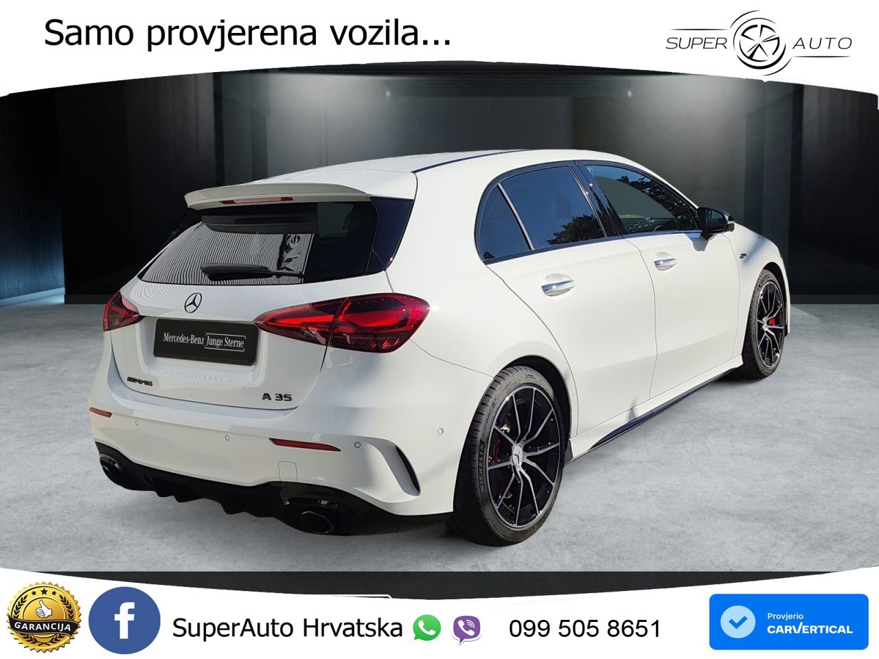 Mercedes-Benz AMG A 35 4MATIC AMG SPEEDSHIFT DCT LED+GR SJED+ACC