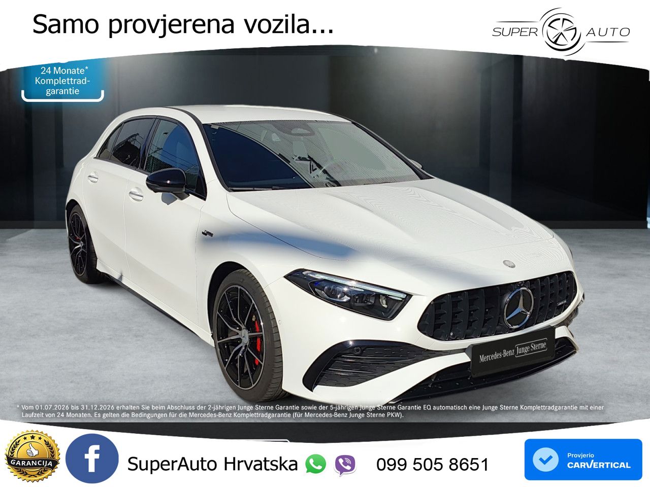Mercedes-Benz AMG A 35 4MATIC AMG SPEEDSHIFT DCT LED+GR SJED+ACC