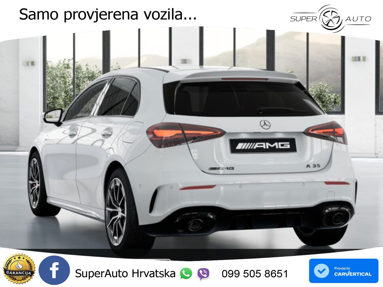 Mercedes-Benz AMG A 35 4MATIC AMG SPEEDSHIFT DCT LED+GR SJED+ACC