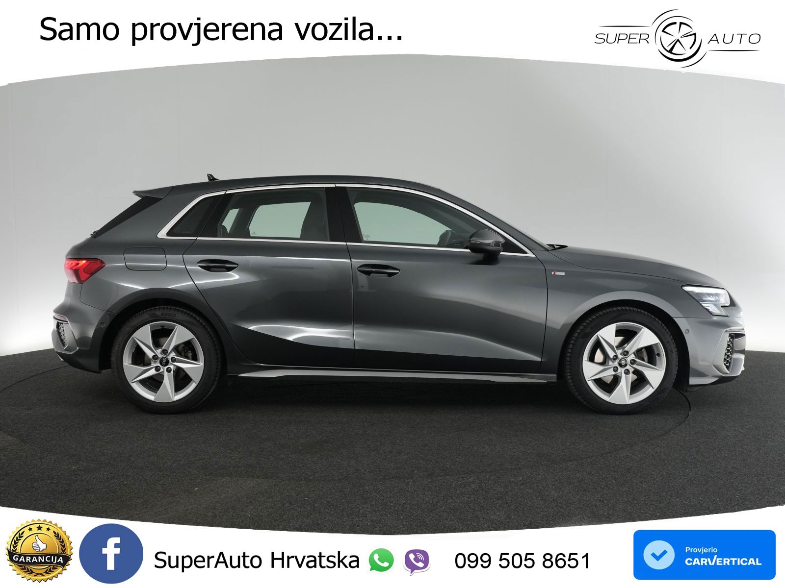 Audi A3 35 TDI (150 KS) S tronic S line LED+GR SJED+ACC