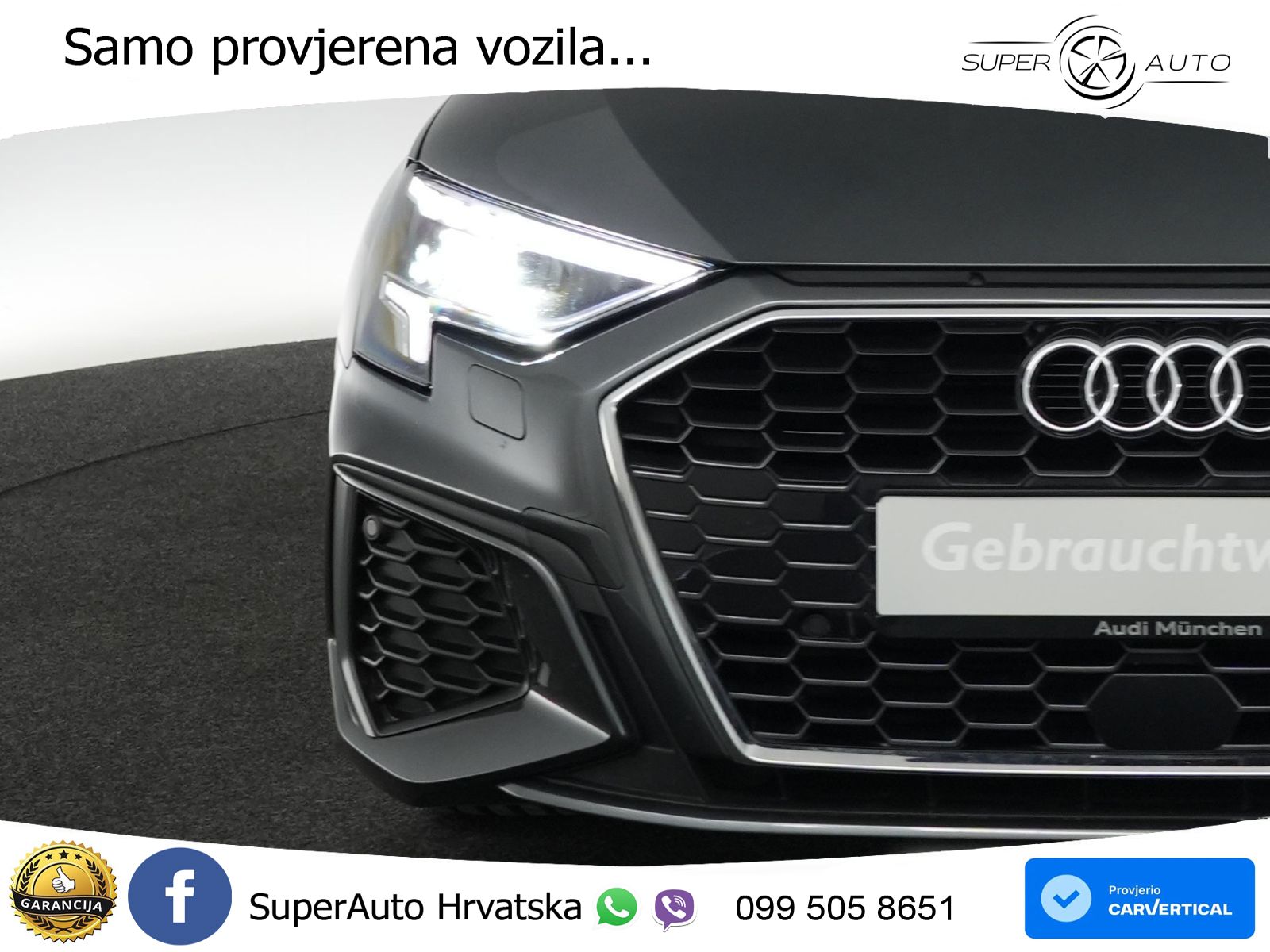 Audi A3 35 TDI (150 KS) S tronic S line LED+GR SJED+ACC