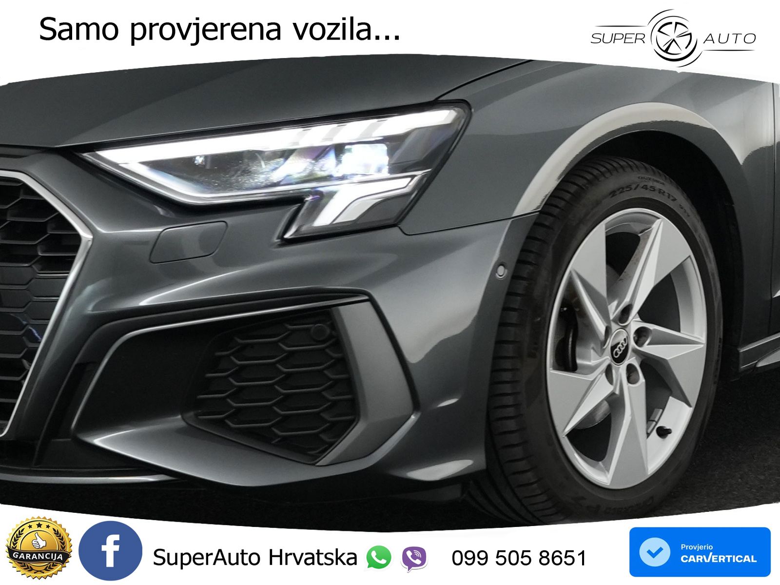 Audi A3 35 TDI (150 KS) S tronic S line LED+GR SJED+ACC