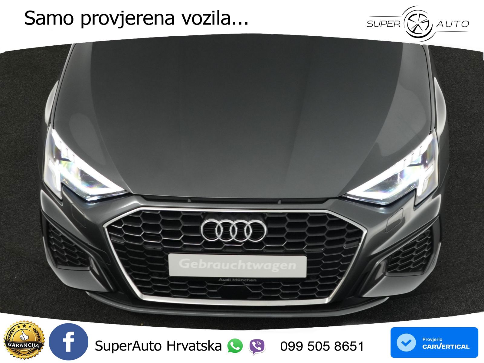 Audi A3 35 TDI (150 KS) S tronic S line LED+GR SJED+ACC