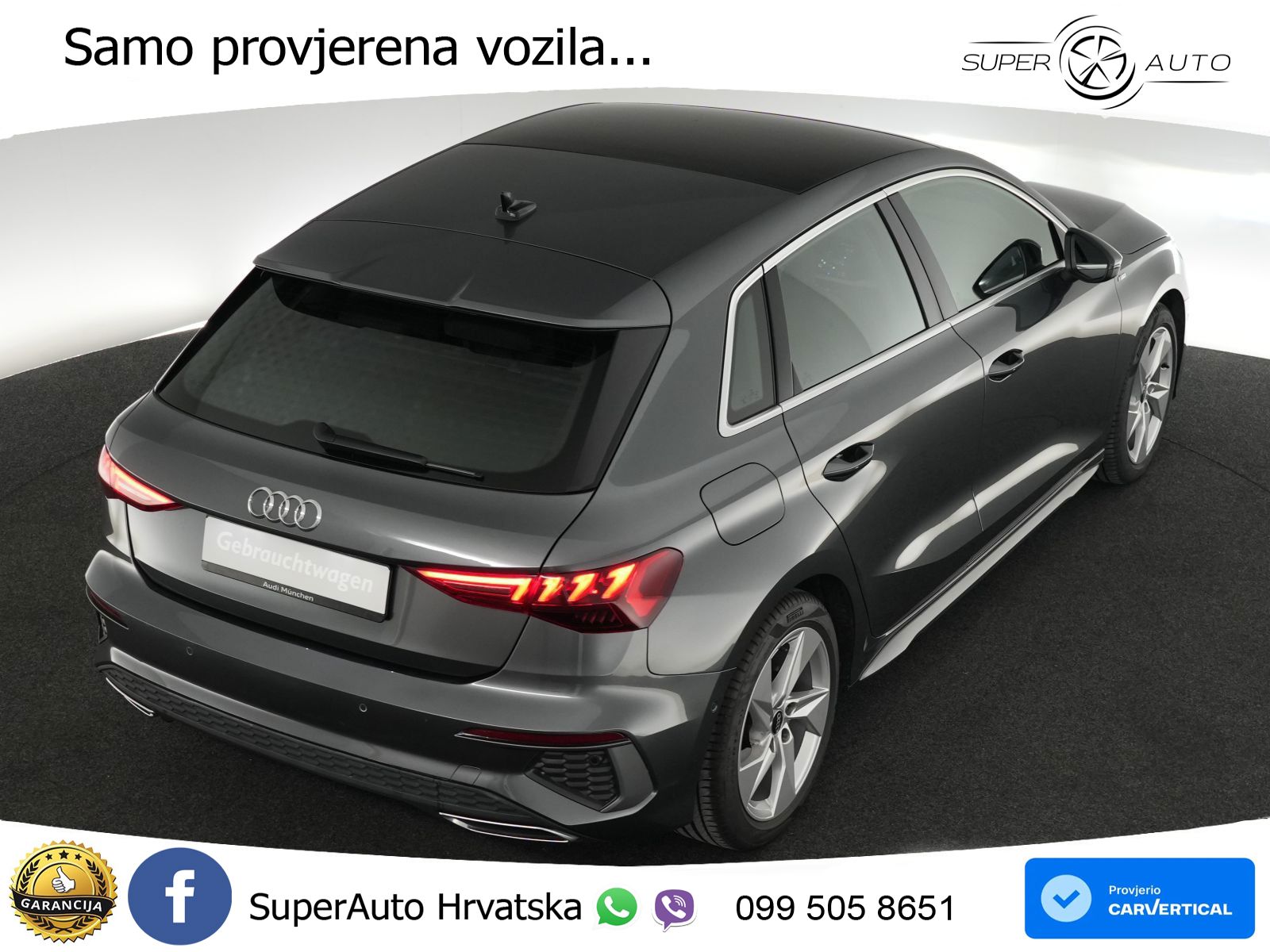Audi A3 35 TDI (150 KS) S tronic S line LED+GR SJED+ACC