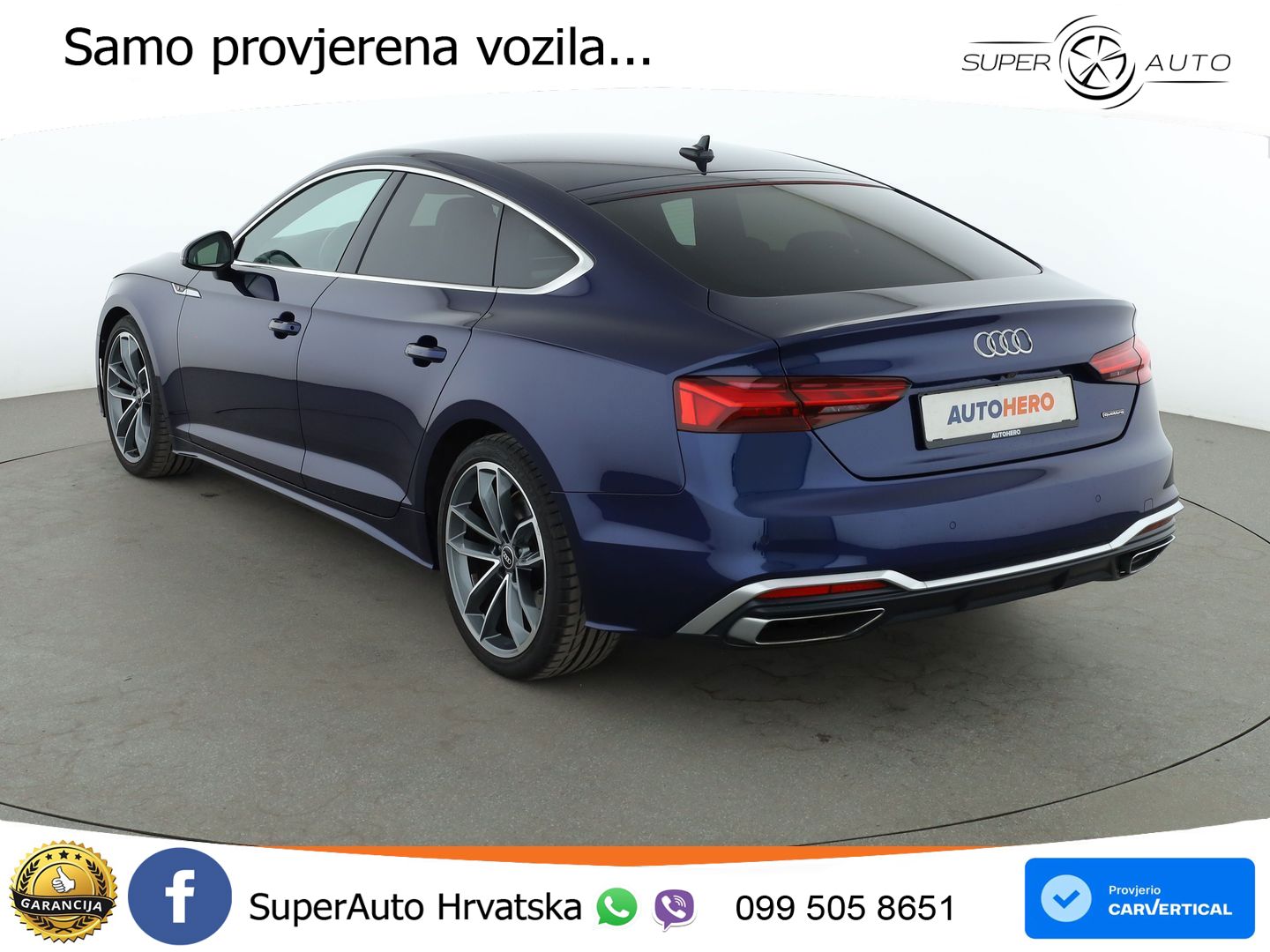 Audi A5 Sportback 40 TDI (204 KS) quattro S tronic S line MATRIX+GR SJED+KAM