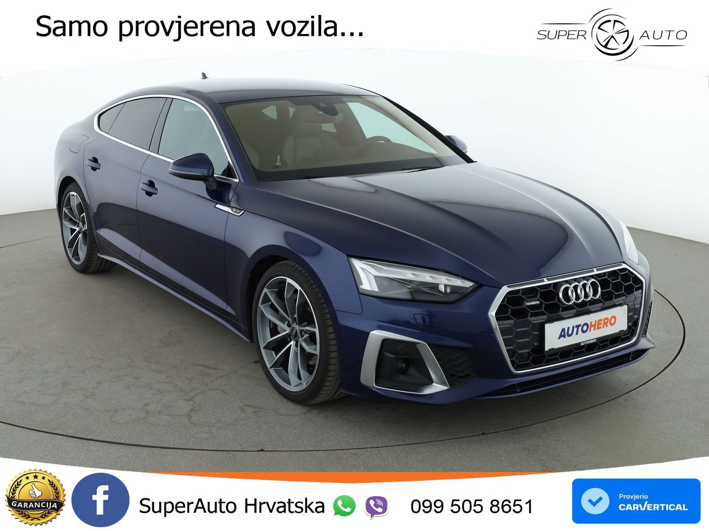 Audi A5 Sportback 40 TDI (204 KS) quattro S tronic S line MATRIX+GR SJED+KAM