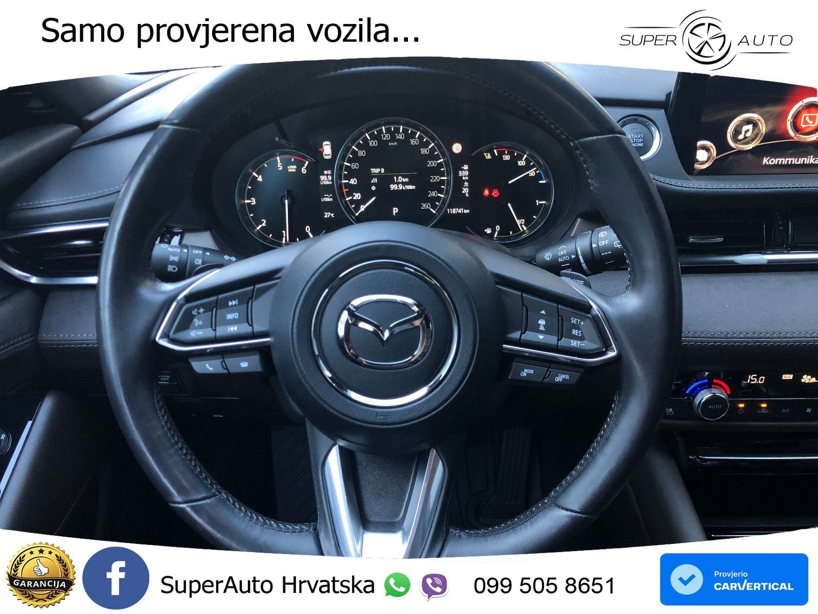 Mazda 6 Sport Combi 2.2 SKYACTIV-D (184 KS) SKYACTIV-Drive LED+GR SJED+ACC