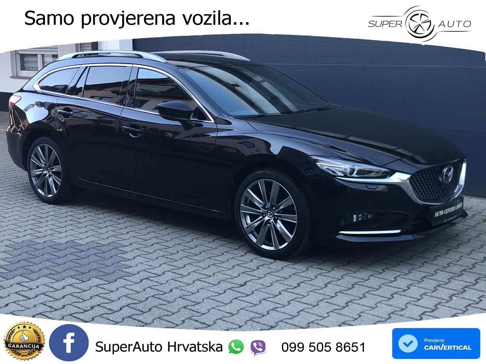Mazda 6 Sport Combi 2.2 SKYACTIV-D (184 KS) SKYACTIV-Drive LED+GR SJED+ACC