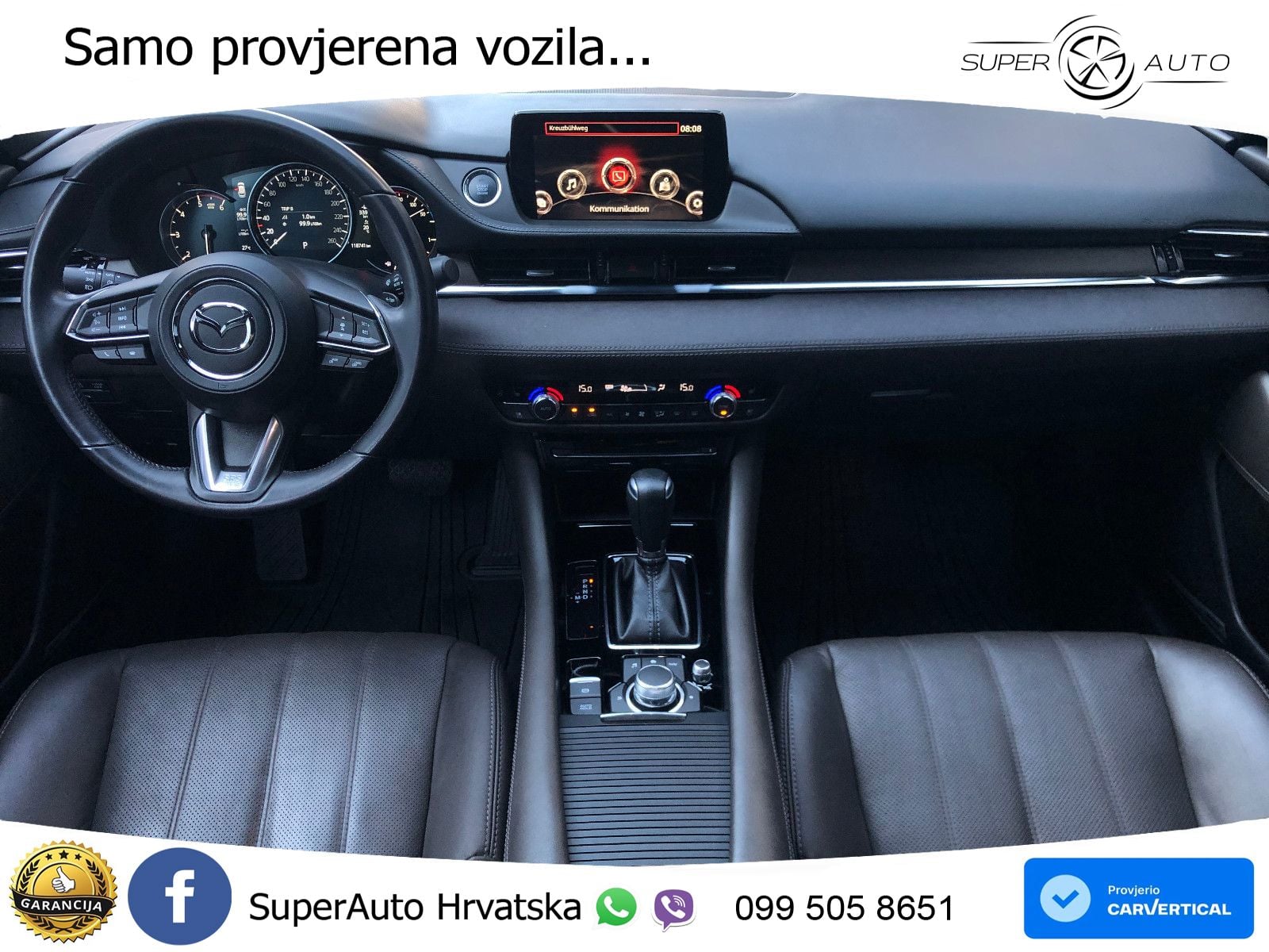 Mazda 6 Sport Combi 2.2 SKYACTIV-D (184 KS) SKYACTIV-Drive LED+GR SJED+ACC