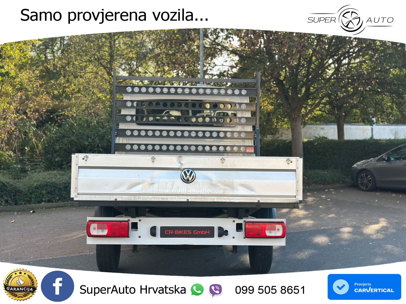 Volkswagen Crafter Pritsche 35 DoKa FWD / Navi / Klima 177 KS