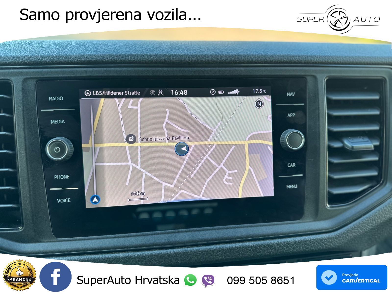 Volkswagen Crafter Pritsche 35 DoKa FWD / Navi / Klima 177 KS