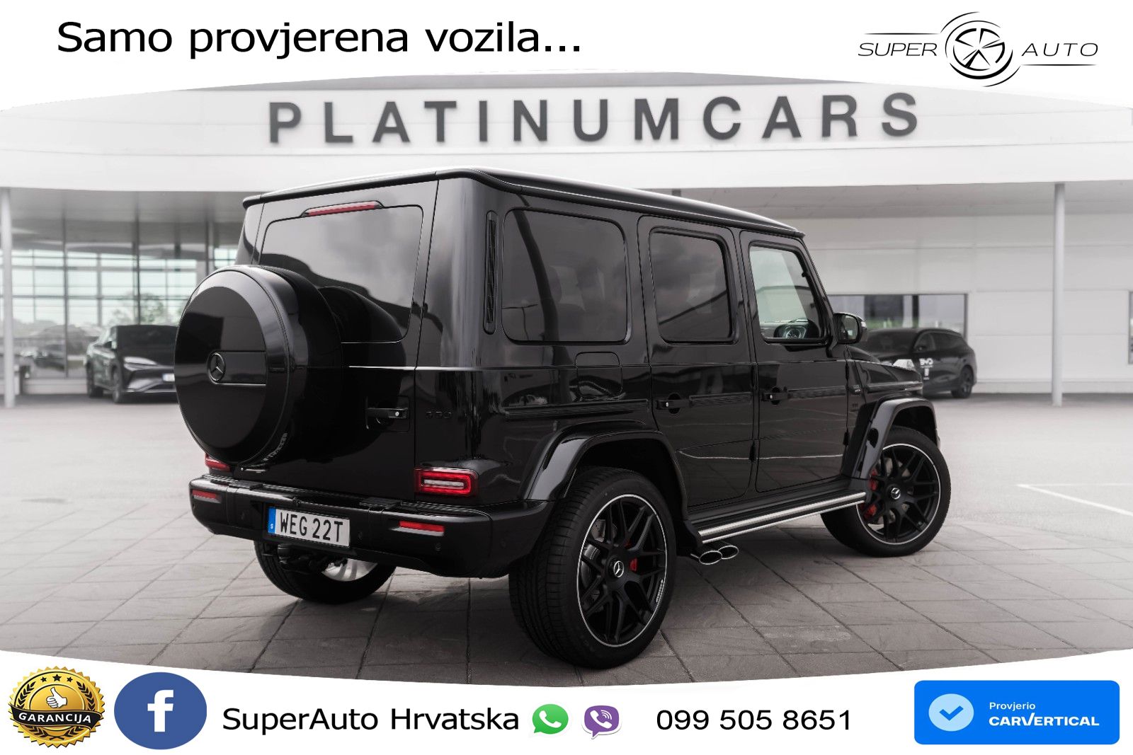 Mercedes AMG G 63 Long V8 (585 KS) 4MATIC 9G-TRONIC AMG SPEEDSHIFT TCT LED+GR SJED+ACC