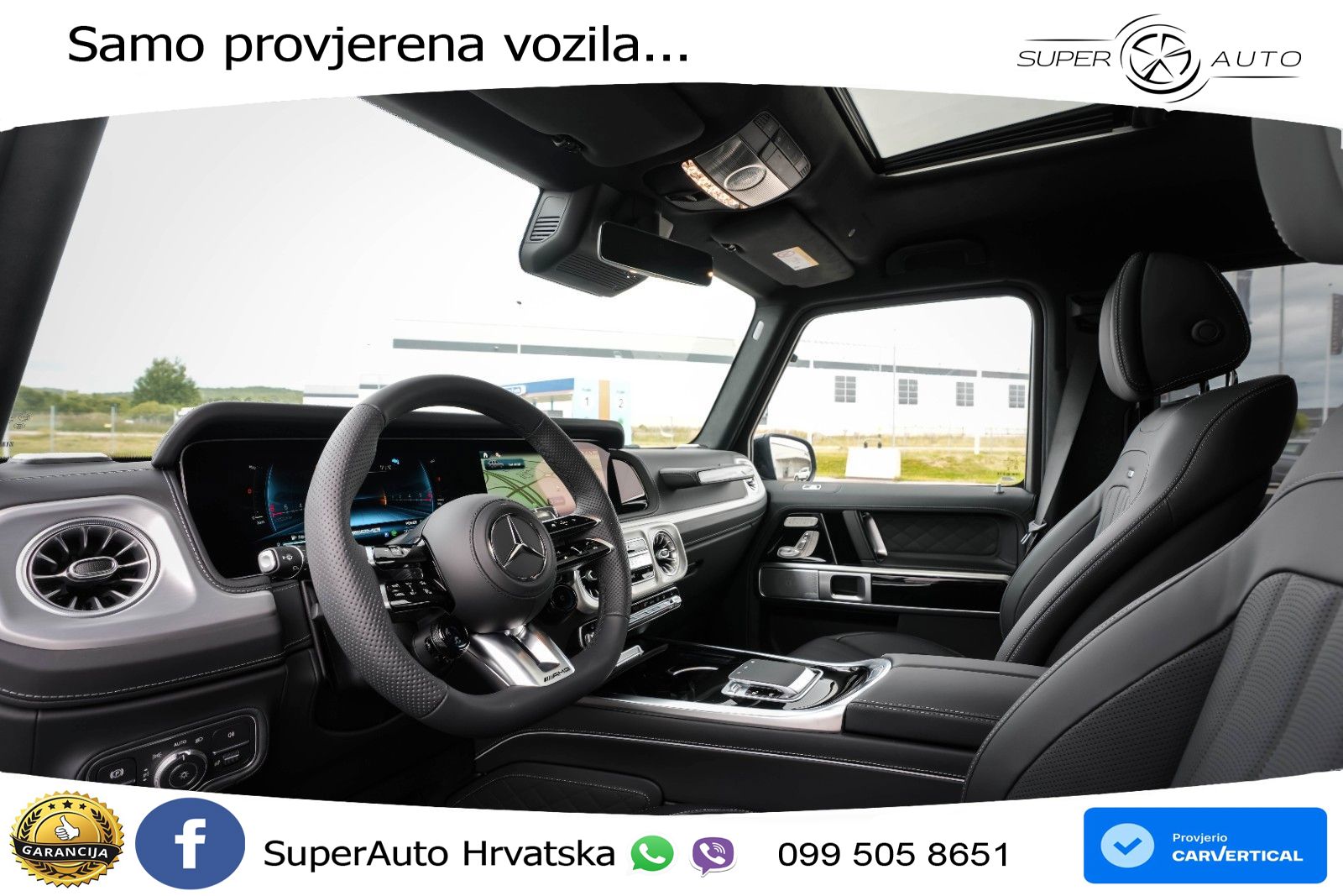 Mercedes AMG G 63 Long V8 (585 KS) 4MATIC 9G-TRONIC AMG SPEEDSHIFT TCT LED+GR SJED+ACC