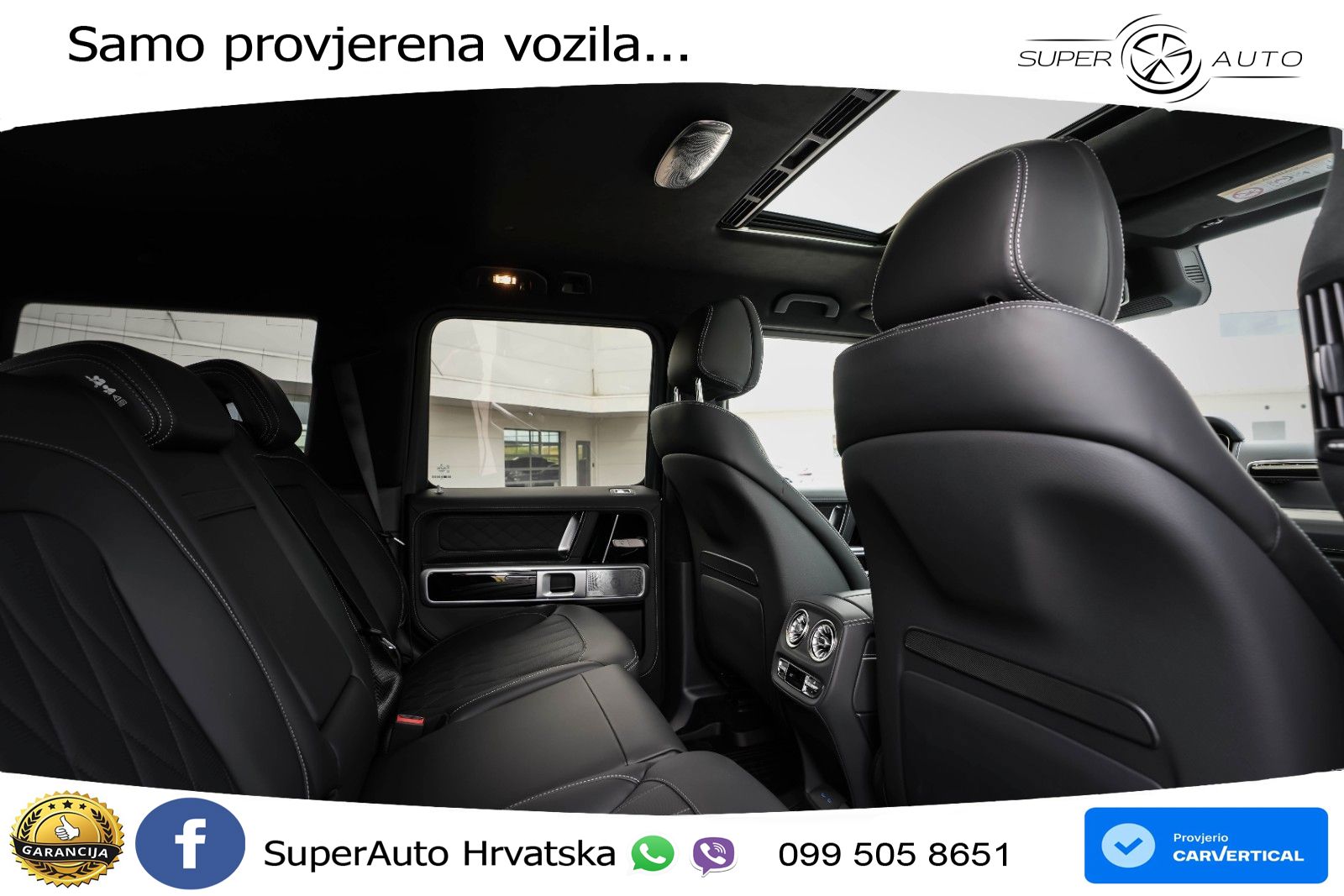 Mercedes AMG G 63 Long V8 (585 KS) 4MATIC 9G-TRONIC AMG SPEEDSHIFT TCT LED+GR SJED+ACC