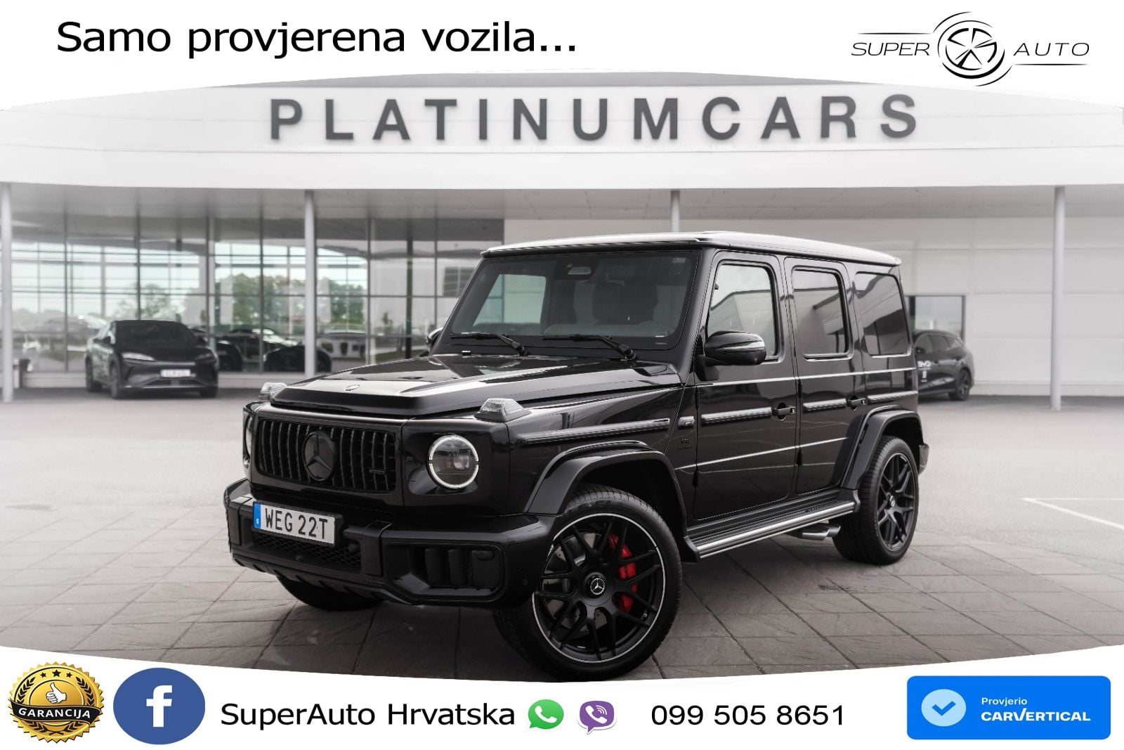 Mercedes AMG G 63 Long V8 (585 KS) 4MATIC 9G-TRONIC AMG SPEEDSHIFT TCT LED+GR SJED+ACC