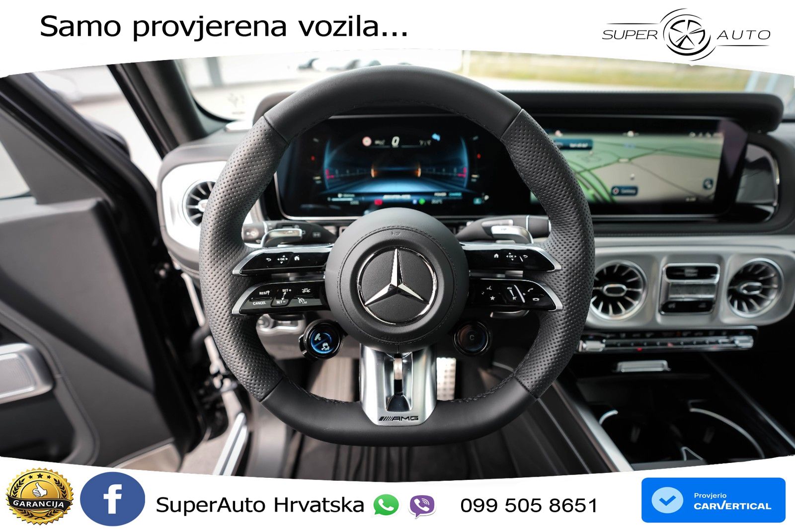 Mercedes AMG G 63 Long V8 (585 KS) 4MATIC 9G-TRONIC AMG SPEEDSHIFT TCT LED+GR SJED+ACC
