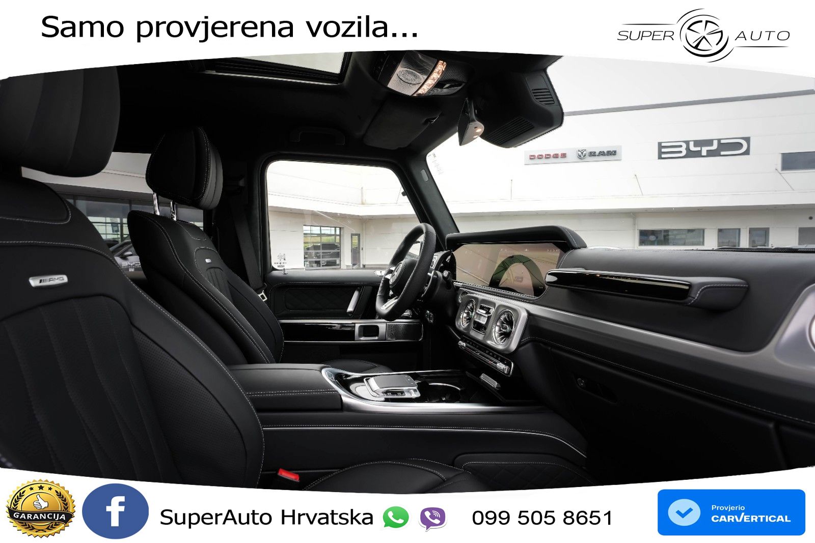 Mercedes AMG G 63 Long V8 (585 KS) 4MATIC 9G-TRONIC AMG SPEEDSHIFT TCT LED+GR SJED+ACC