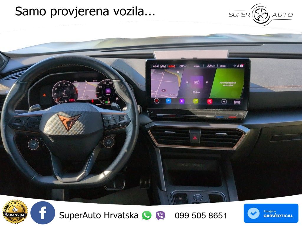 Cupra Formentor VZ5 2.5 TSI (390 KS) 4Drive DSG LED+GR SJED+ACC