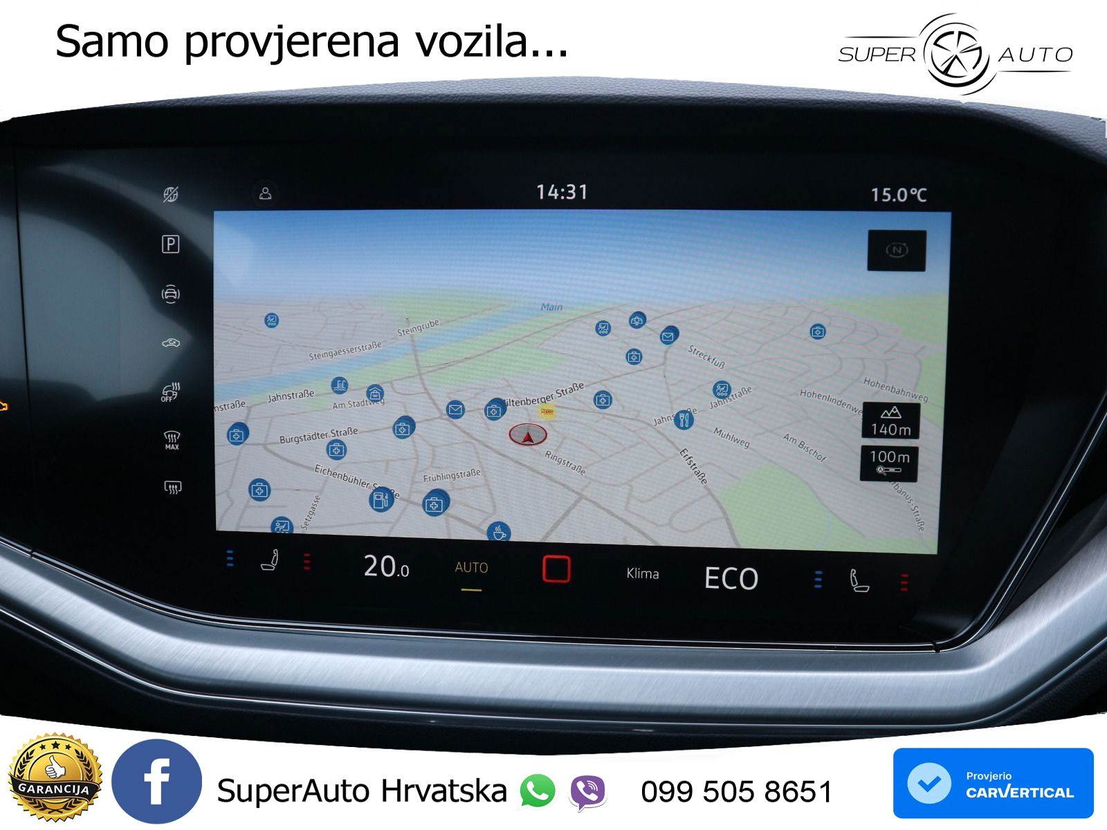 Volkswagen Touareg 3.0 V6 TDI (286 KS) 4MOTION Tiptronic ZRAČNI+ACC+GR SJED+KAM+PANO