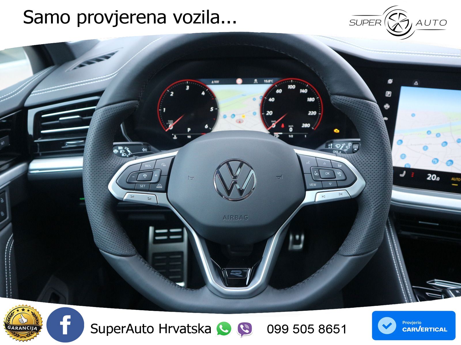 Volkswagen Touareg 3.0 V6 TDI (286 KS) 4MOTION Tiptronic ZRAČNI+ACC+GR SJED+KAM+PANO