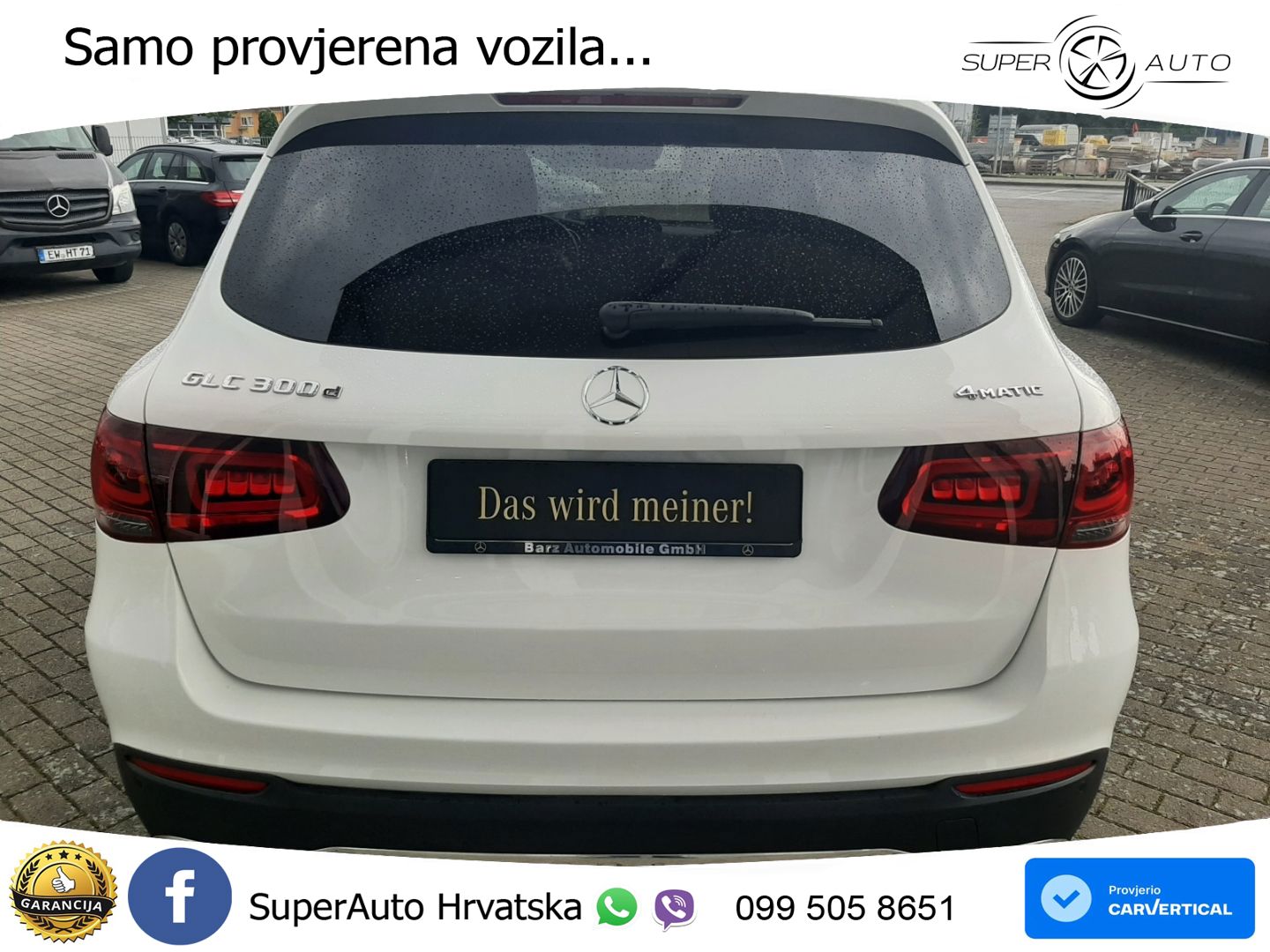 Mercedes GLC 300d (245 KS) 4MATIC G-TRONIC ZRAČNI+ACC+GR SJED+KAM
