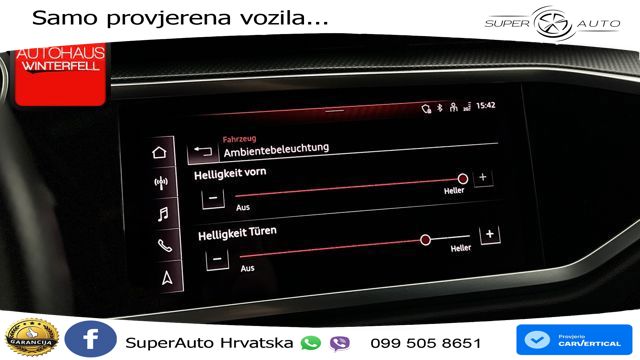 Audi Q3 40 TFSI (190 KS) quattro S tronic S line ACC+GR SJED+360+PANO