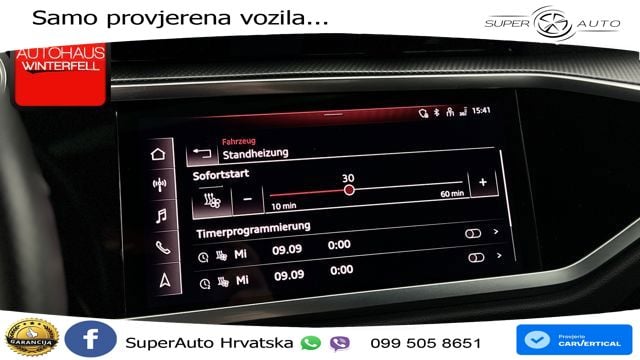 Audi Q3 40 TFSI (190 KS) quattro S tronic S line ACC+GR SJED+360+PANO