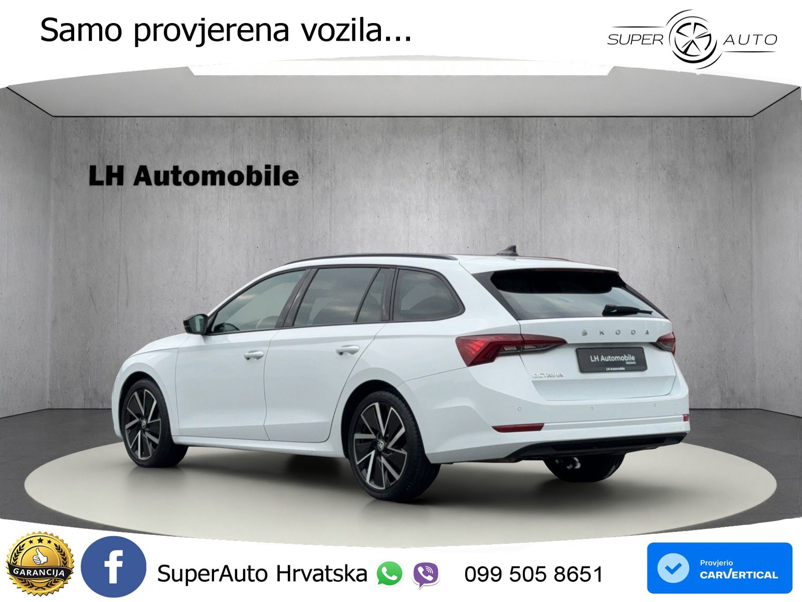 Škoda Octavia Combi 2.0 TDI (150 KS) DSG LED+GR SJED+ACC