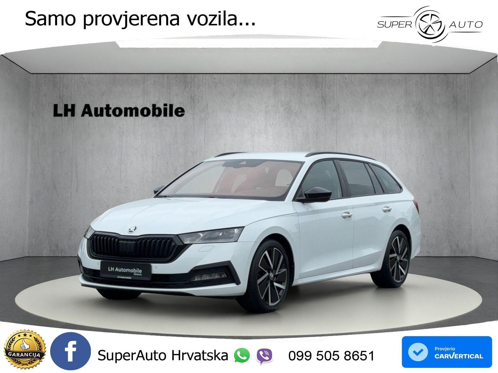 Škoda Octavia Combi 2.0 TDI (150 KS) DSG LED+GR SJED+ACC