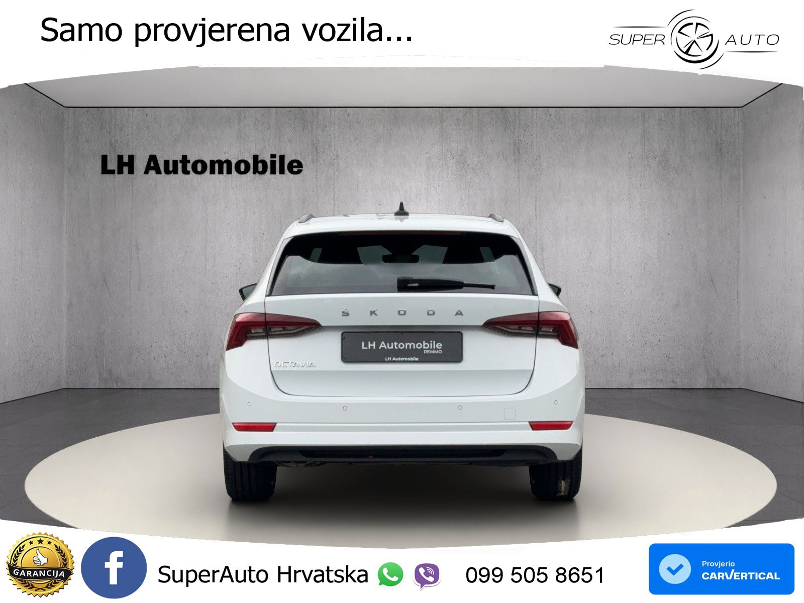 Škoda Octavia Combi 2.0 TDI (150 KS) DSG LED+GR SJED+ACC