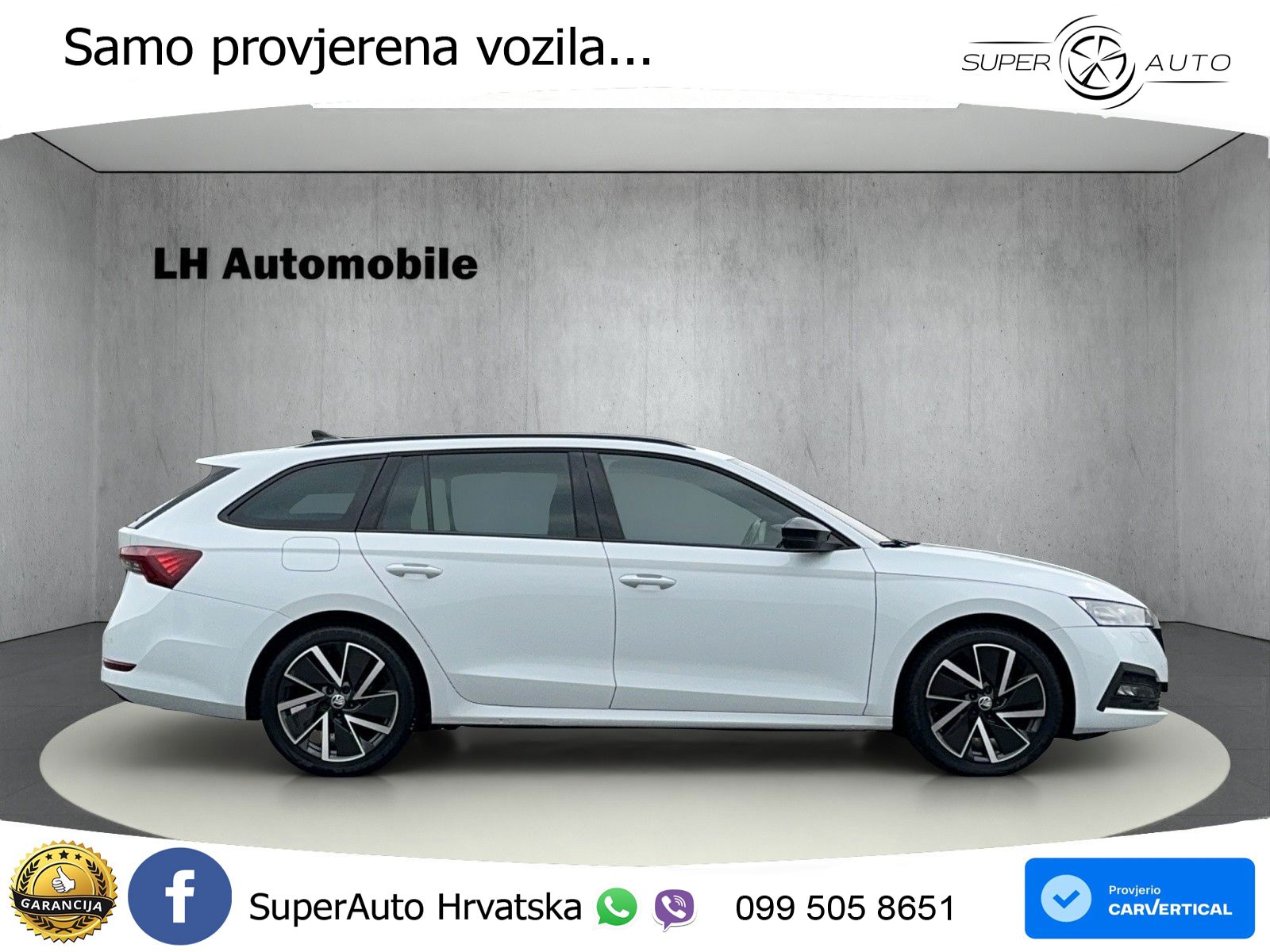 Škoda Octavia Combi 2.0 TDI (150 KS) DSG LED+GR SJED+ACC