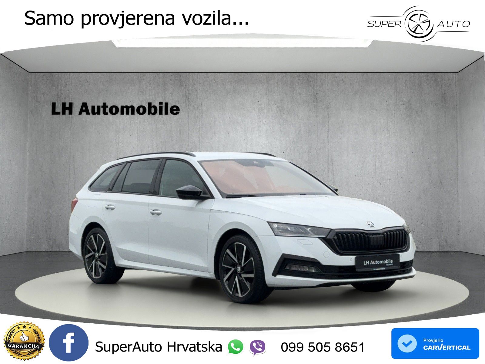 Škoda Octavia Combi 2.0 TDI (150 KS) DSG LED+GR SJED+ACC